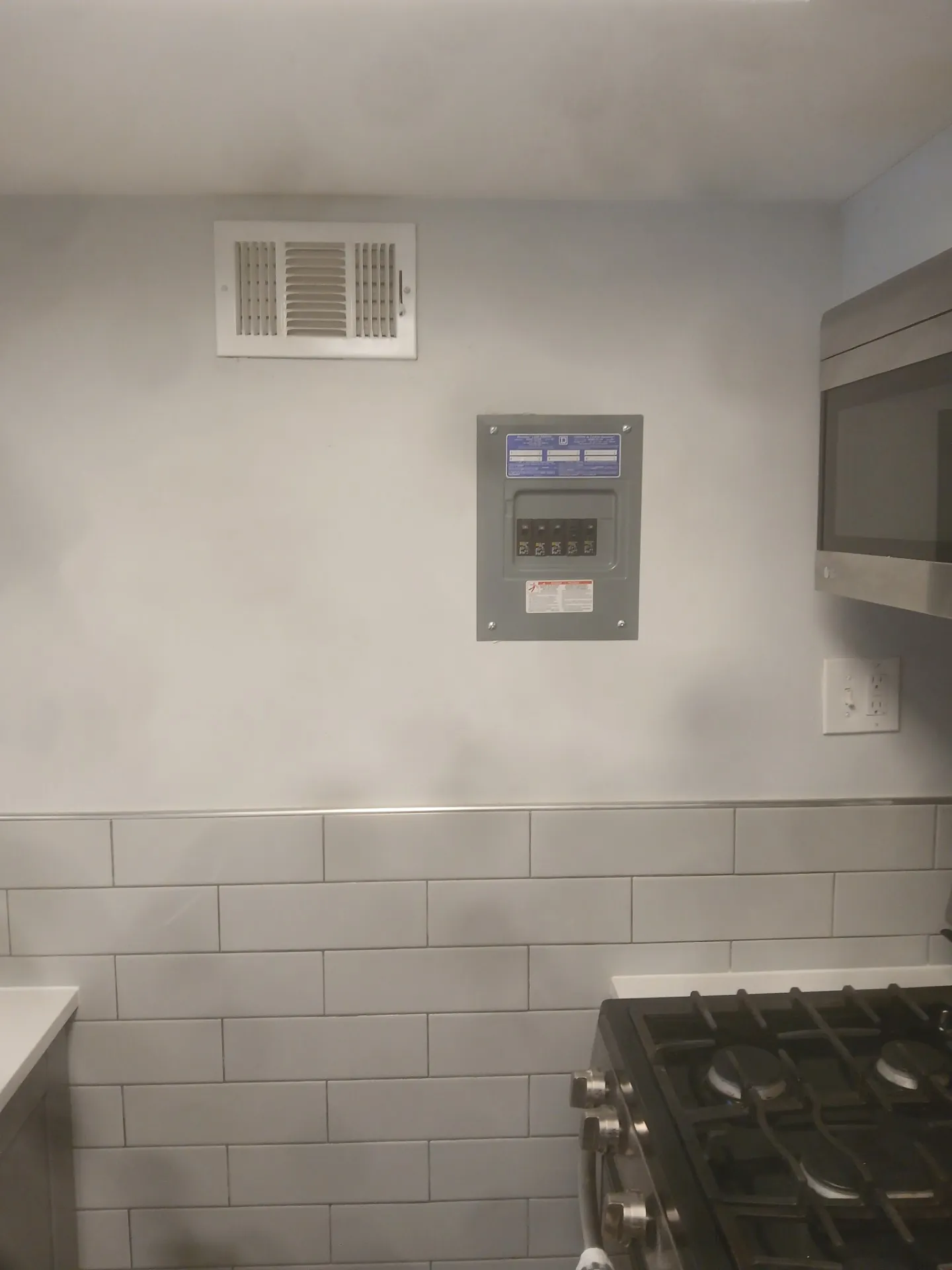 After: clean electrical panel installation